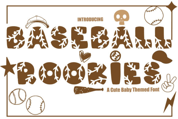 Baseball Rookies: A Fun and Sporty Display Typeface