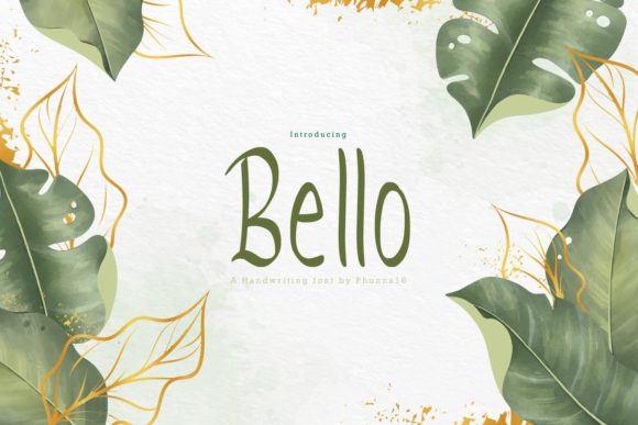 Bello: The Sweet Display Font for Creative Projects
