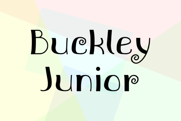Buckley Junior: A Cool and Distinct Display Font