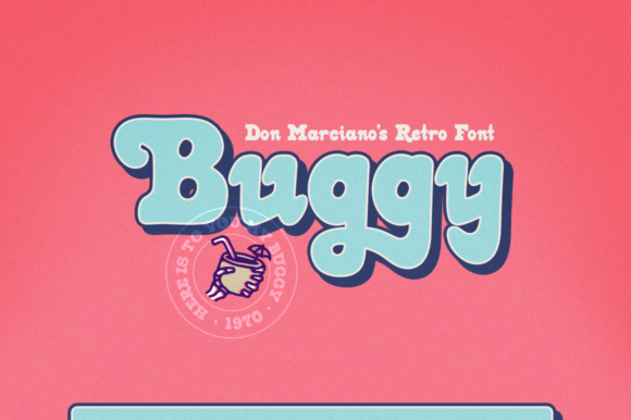 Buggy: A Bold Retro Display Font for Creative Projects