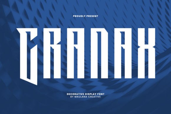 Cranax: A Bold Display Font for Creative Projects