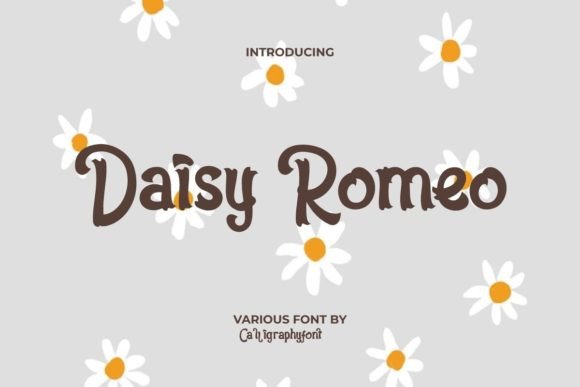 Daisy Romeo: A Curly Display Font for Creative Projects