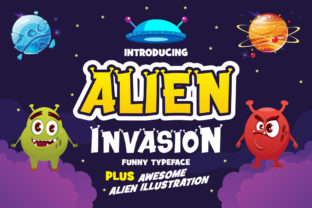 Discover the Alien Invasion Display Font