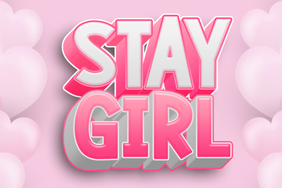 Discover the Charming Whimsy of Stay Girl Font
