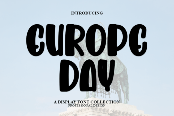 Europe Day: A Modern Display Font for Every Creative Project