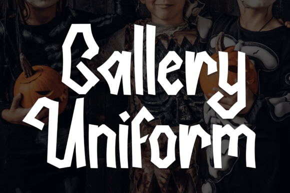 Gallery Uniform: A Quirky Display Font for Creative Projects