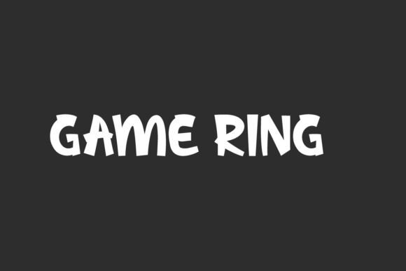 Game Ring: A Playful Font for Modern Design