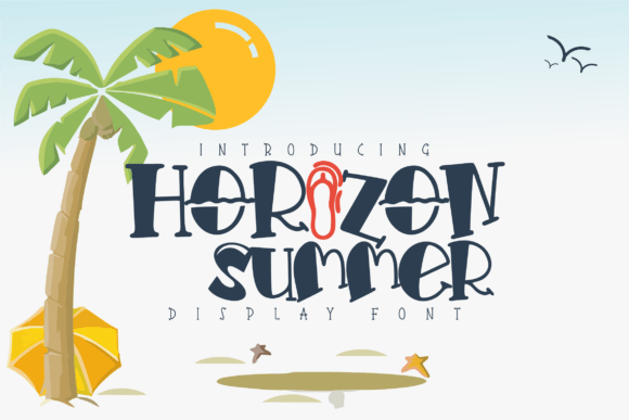 Horizon Summer: A Font Capturing Pulsating Summer Spirit