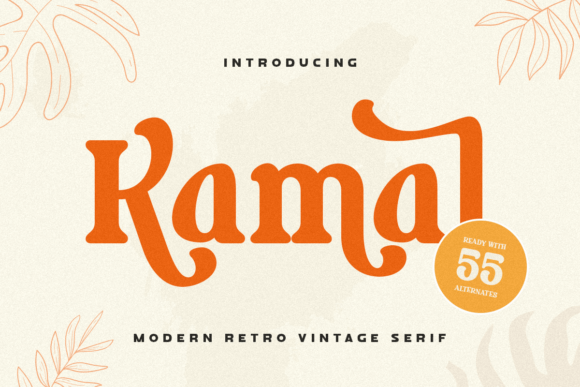 Kamal: A Retro Display Font for Bold, Nostalgic Design