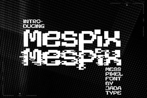 Mespix: The Pixel Font for Bold Digital Branding