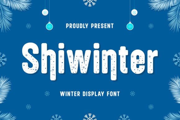 Shiwinter: A Frosty Display Font for Magical Designs