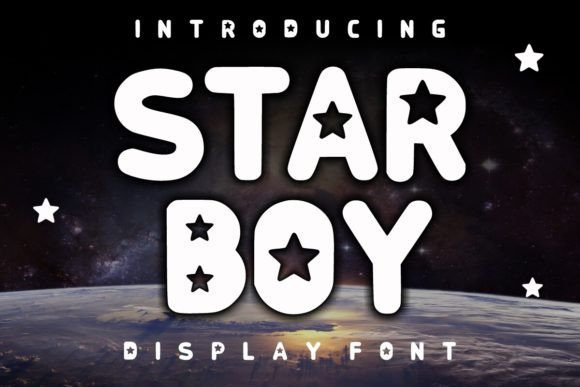 Star Boy: A Festive Display Font for Bold Designs