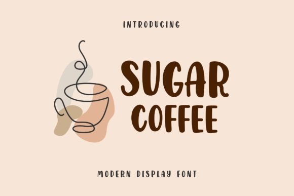 Sugar Coffee: A Modern Display Font with Playful Flair