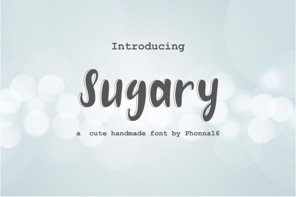 Sugary: A Display Font to Sweeten Your Design Projects