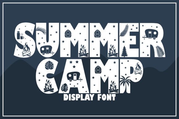 Summer Camp: A Fun and Dynamic Decorative Display Font