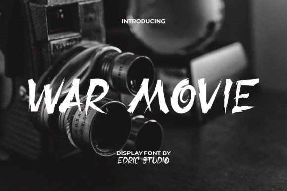 War Movie: A Dynamic Display Font for Bold Projects